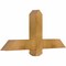 Ekena Millwork Eugene Rough Sawn Timber Gable Bracket, Western Red Cedar, 36"W x 16"H x 4"D x 4"F, 11/12 Pitch GBW036X16X0404EUG00RWR - alternate 4